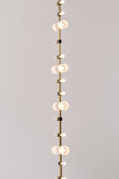 Royal Brushed Copper Vertical LED Pendant Light