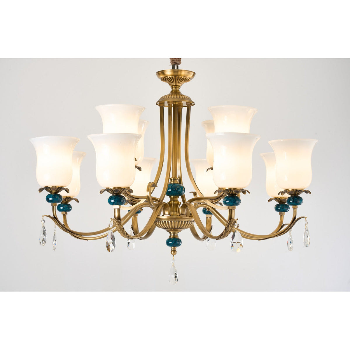 
Real product photograph of the Marcelline fifteen-light chandelier