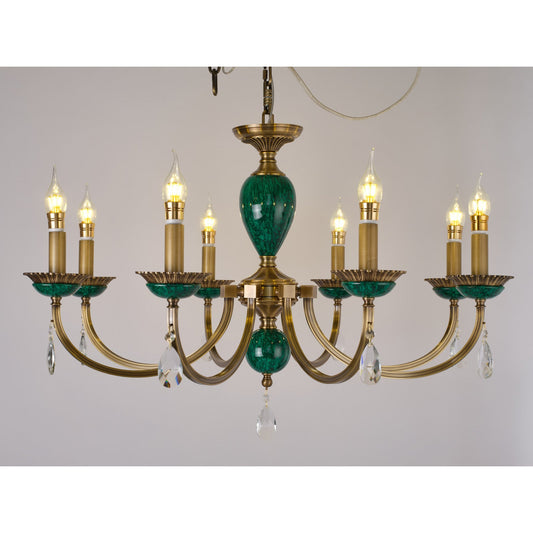 
Real product photograph of the Valeria eight-light chandelier