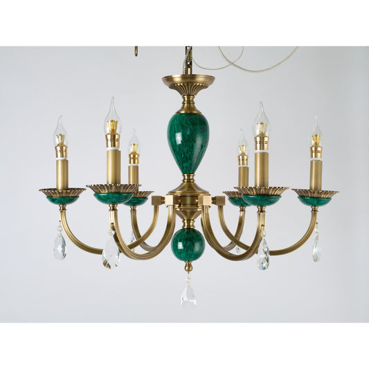 
Real product photograph of the Valeria six-light chandelier