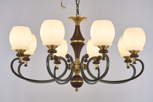 
Real product photograph of the Briarwood six-light chandelier